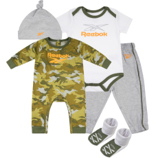 REEBOK poklon set za novorođene bebe, zeleni