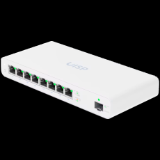 UBIQUITI Ubiquity Switch (8) GbE RJ45 ports with 27V passive PoE output,1 SFP port