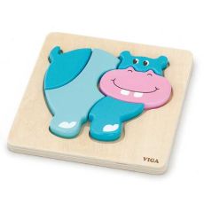 VIGA Slagalica Hippo