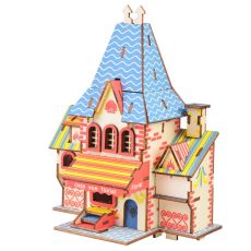 3d drvena slagalica - Vila cveća