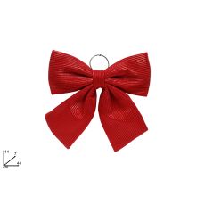 Novogodišnji ukras crvena mašna 44cm