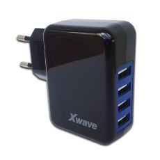 XWAVE Punjač, USB x 4 (4A / 3.1A / 2.1A / 1A ),H44