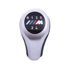 888 CAR ACCESSORIES BMW ručica menjača sa 5 brzina sa m logom silver mat-hrom