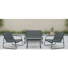 ZEN GARDEN Baštenska garnitura Luna, crna