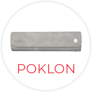 Oclean pokloni - kutija za cetkice siva