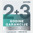 Gorenje 2+3 godine garancije