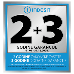 Indesit 2+3 godine garancije