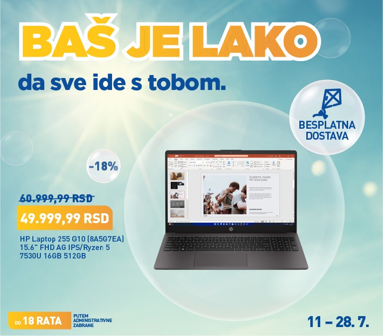 HP Laptop 255 G10 (8A5G7EA) 