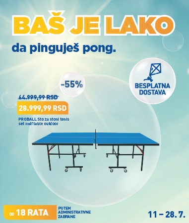 PROBALL Sto za stoni tenis set