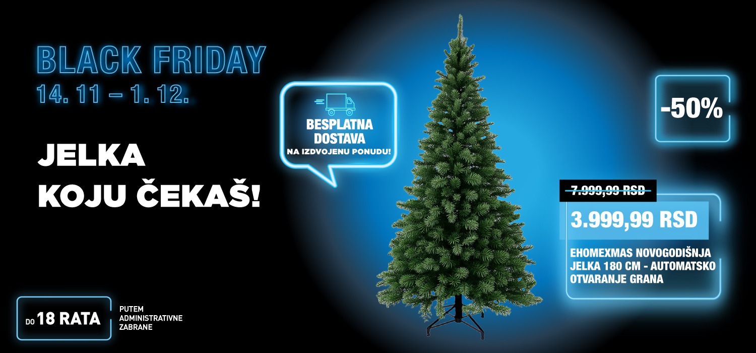  Novogodišnja jelka 180cm