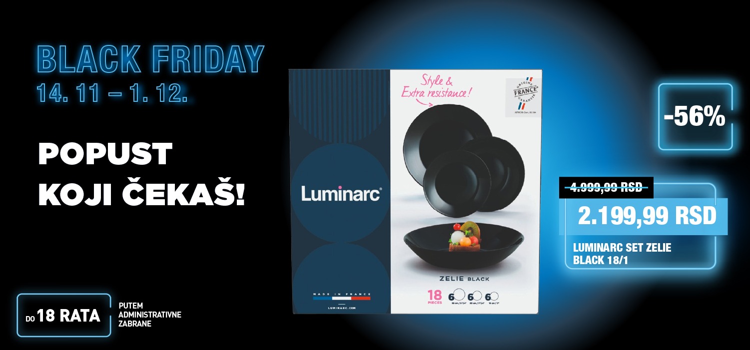 LUMINARC Set Zelie 18/1