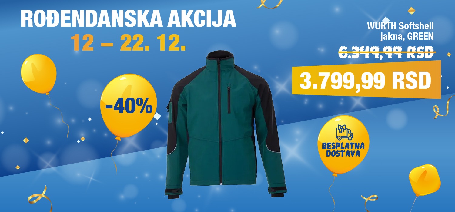 wurth-softshell-jakna-green