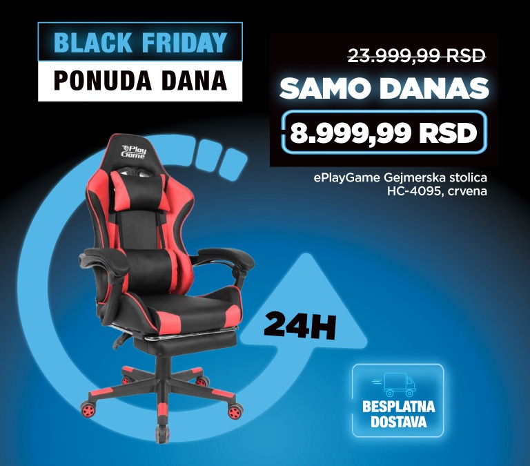 akcija-dana-black-friday-eplaygame-gejmerska-stolica-hc-4095r-crvena