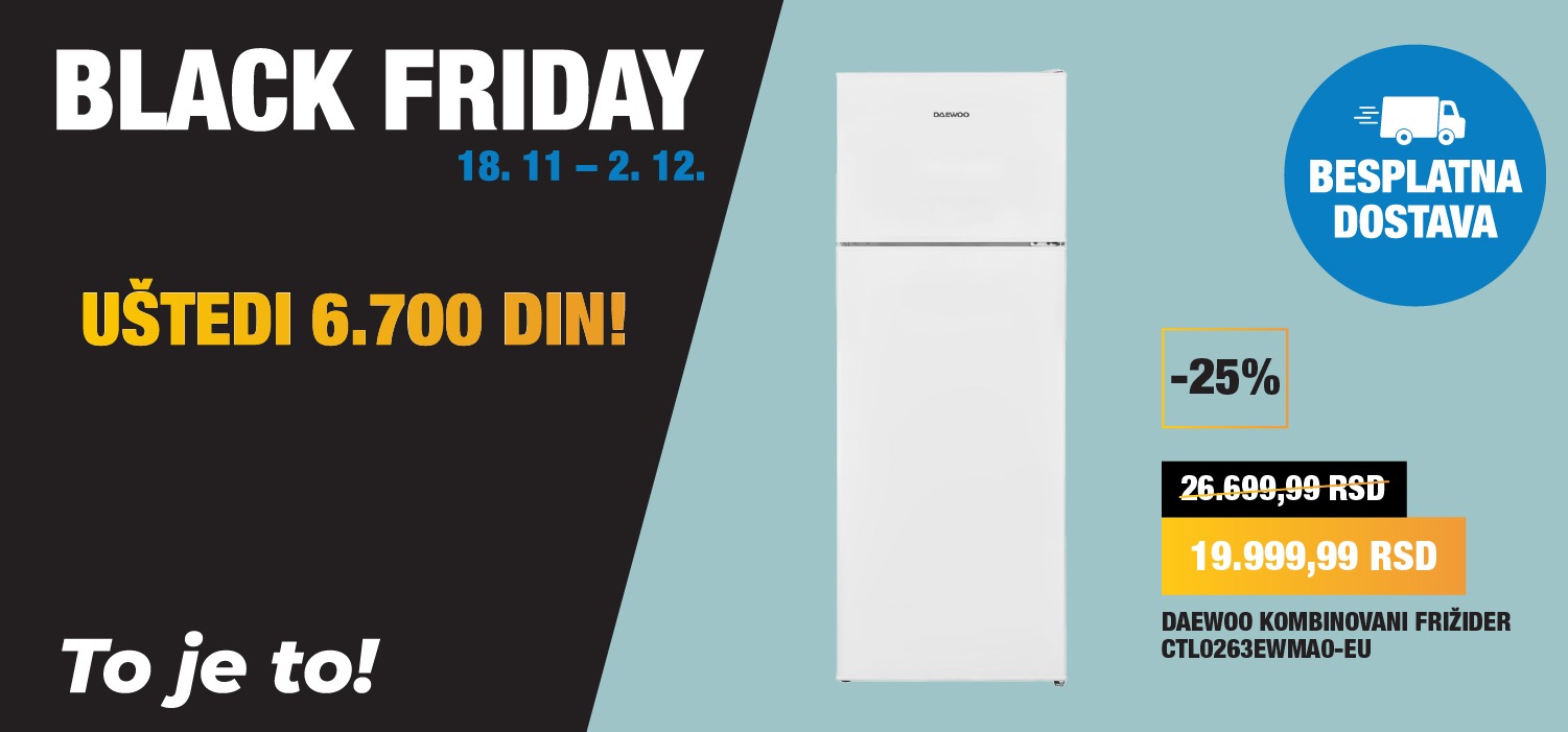 frižideri black friday ponuda ePlaneta
